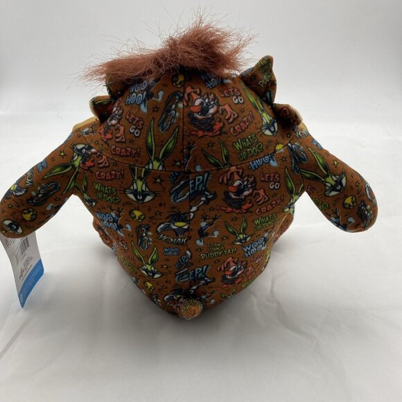 Looney Tunes Tasmanian Devil Sticker Bomb Stuffed Animal Plush Figure Toy 9” Taz - Picture 6 of 14